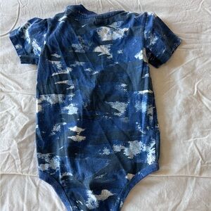 Carhartt Blue Camo 18mo Toddler Onsie